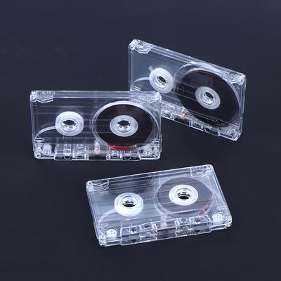 Standart Kaset Renkli Boş Kaset Çalar 45/60/90 Dakika Manyetik Ses Bandı Temizle saklama kutusu Konuşma Müzik Kaydı