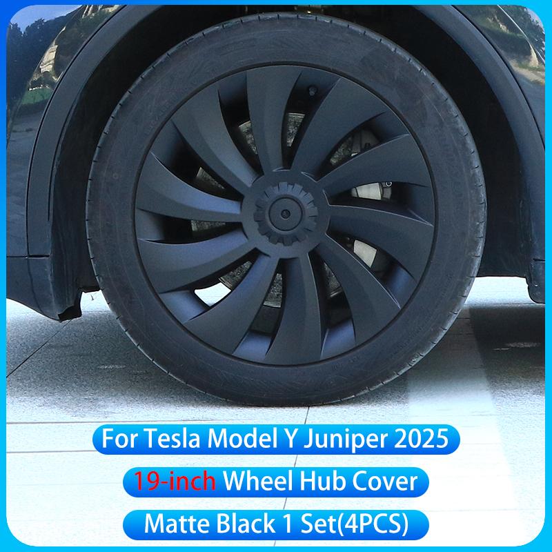 For Tesla Model Y Juniper 2025+19 inch Wheel Cover High Performance Wheel Cover Replacement Wheel Cover Decorative Accessories