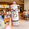Stainless steel thermos cup girls high value straw water cup large capacity students children school special portable cup
