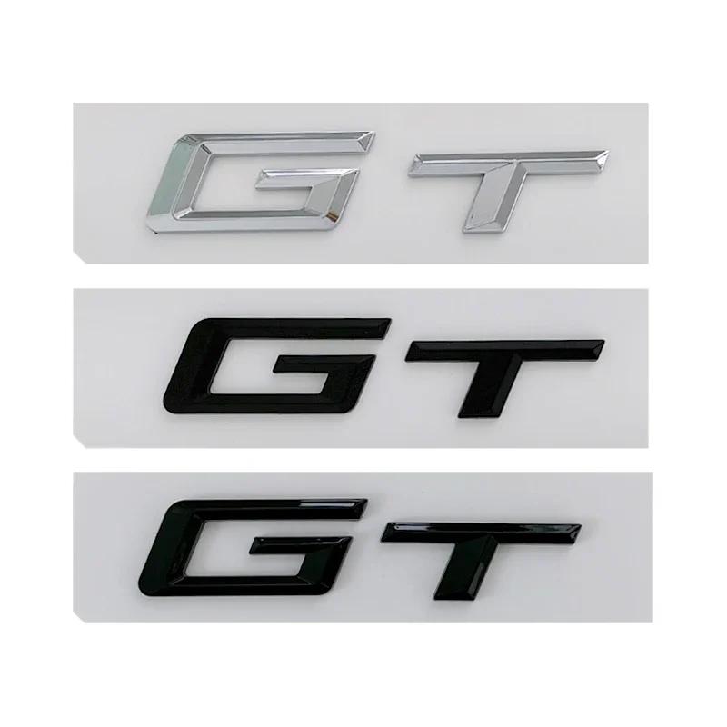 3D ABS Car Trunk Letters GT Emblem Badge Sticker For BMW 3 Series 5 Series GT E36 F07 F34 G32 320d 530 650 Auto Accessories