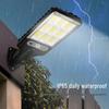 Solar-Powered LED Wall Light with Motion Sensor and Remote Control for Outdoor Use