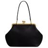 Leather Shoulder Bag Large Women's Black CBR51-B4BK