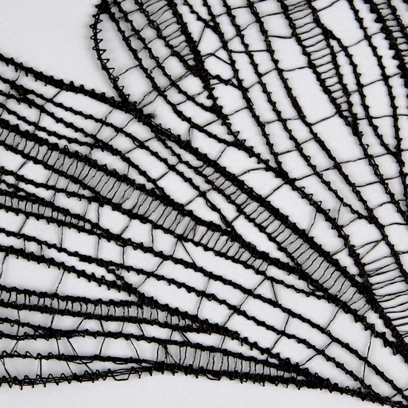 Fish Thread Eyelash Embroidery Lace Cloth Sticker Water-Soluble Hollow Lace Piece Flower Embroidery Piece Wedding Dress Accessories