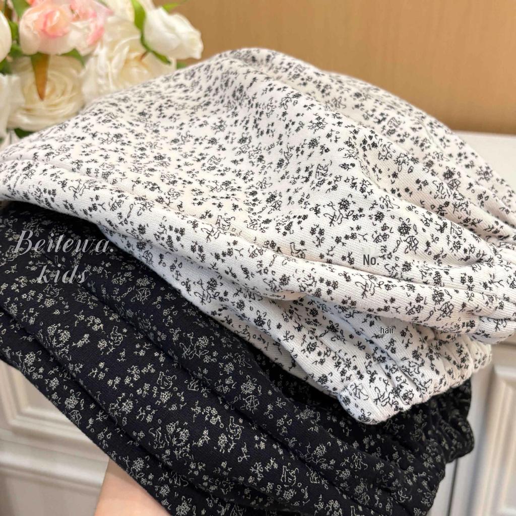 Autumn Floral Casual Pants for Girls - Versatile Fashion Foreign Style