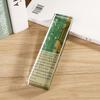 Pressing Paper Flat Clear Crystal Paperweight Rectangle Crystal Weight Ruler  Calligraphy Supply