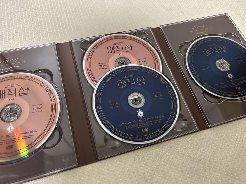 [USED] MAGIC SHOP DVD Trading Card Jungkook Japanese Subtitles