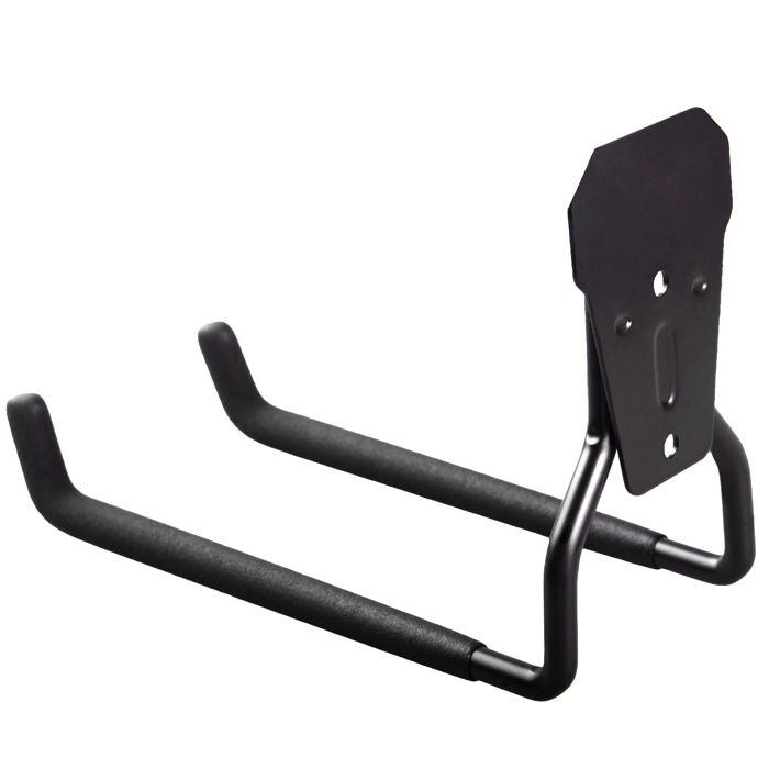 Support mural de garage - Maclean - MC-440 - Acier - Charge max 35kg - Noir
