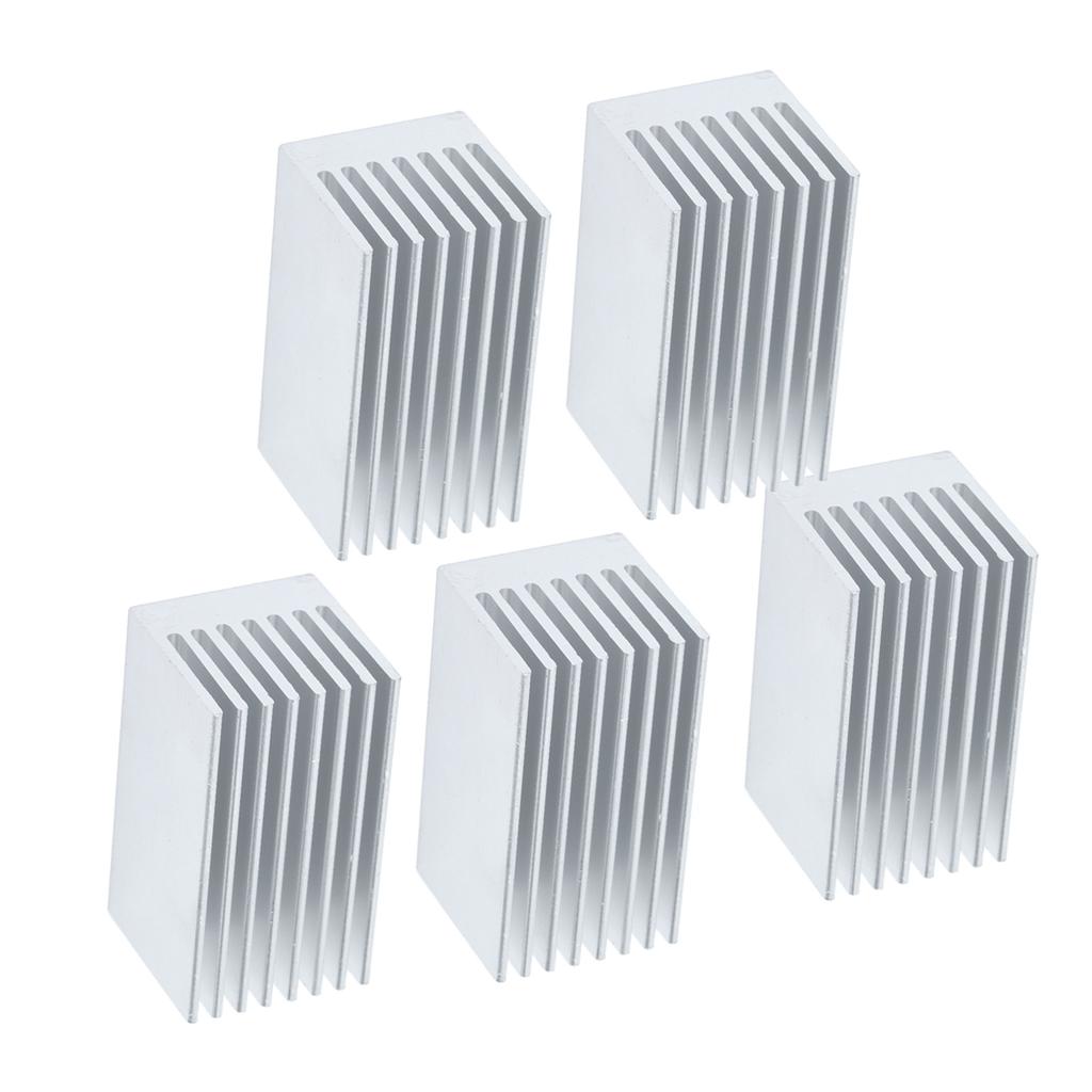 5Pcs Aluminum Heatsink Anodic Oxidation Cooling Heat Sink 51.6x28x28mm for Power Module