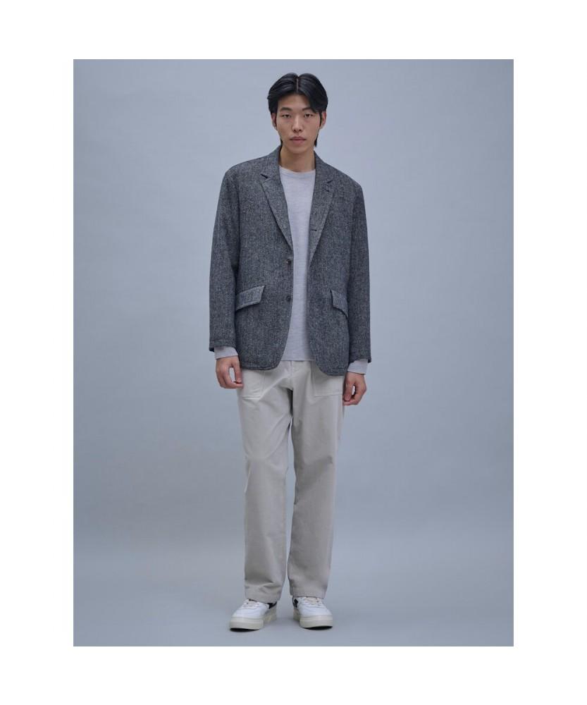 Shift.G Wool Editor Padded Jacket Gray