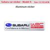 1Pcs Sport VIP Car Emblem Badge Sticker For Subaru STI Forester Impreza Legacy Outback XV BRZ WRX Tribeca fiu8