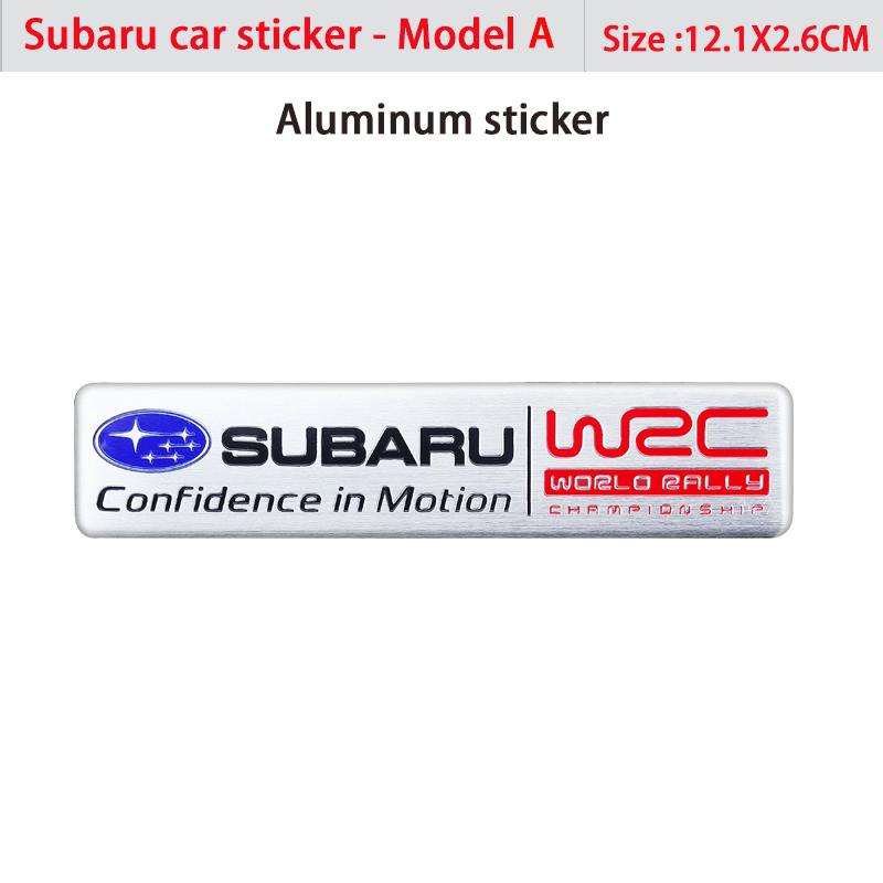 1Pcs Sport VIP Car Emblem Badge Sticker For Subaru STI Forester Impreza Legacy Outback XV BRZ WRX Tribeca fiu8