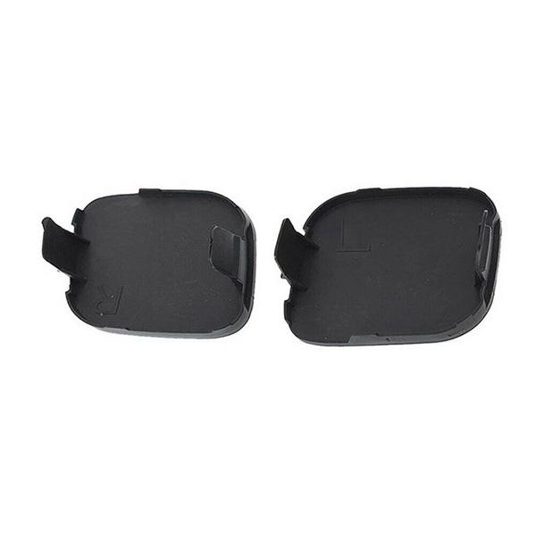 Black ABS Front Bumper Right Side Hole Cover for Car - 1 Piece None