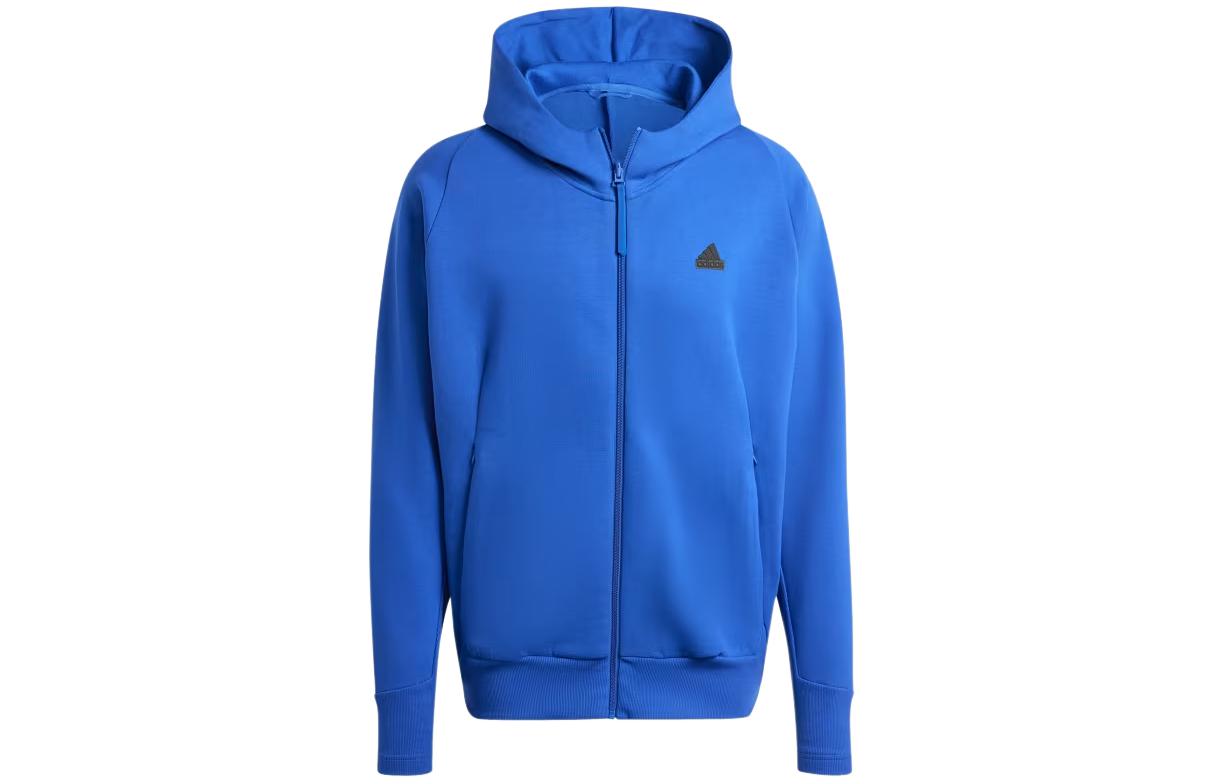 Adidas Z.N.E Premium Full Zip Hooded Track Jacket Jackets & Coats Men s Blue IR5228 M