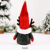 Cloth Deer Antlers Dwarf Ornament Handmade Faceless Doll Christmas Plush Doll  Cabinet
