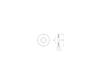 TRUSCO Round Trivalent 6 x 18 x 400 Hexagon Pack Washers, White, 1.6, Pieces,