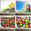 Home Decoration Easter Series Printing Polyester Blanket Wall Hanging Is Suitable for Bedroom Living Room Tapiz