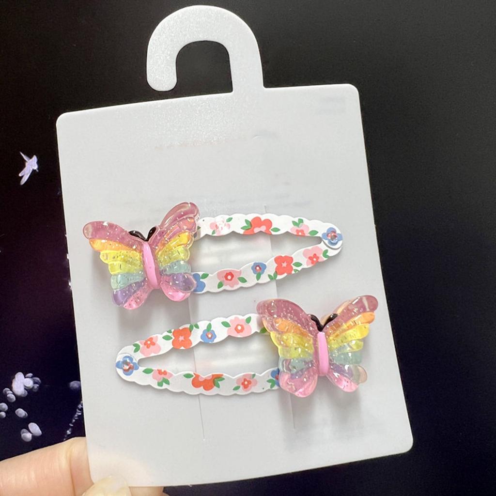 Girls Hair Clip Mushroom Women Kid Hairgrips Butterfly Headdress Barrettes Snail Shape Sweet 2000s Girls Hairpins