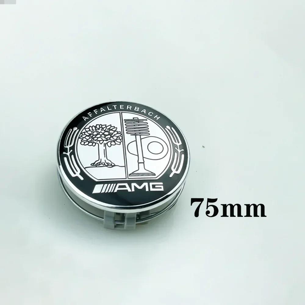 New 2025 For Mercedes Benz 4Pcs 75mm Car Wheel Center Logo Hub Cap For Mercedes Benz C207 C218 A207 C117 CLA CLS E Class W212 S2