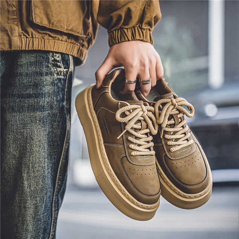 Men's Non-Slip Summer Skateboard Shoes - Wear-Resistant, Thick-Soled Sports Shoes for Teens (2024)