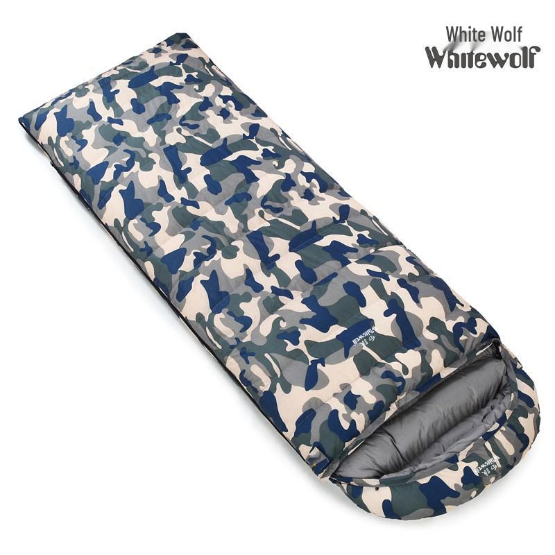

Ultralight White Duck Down Sleeping Bag for Outdoor Camping 400g Duck Down