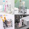 Stainless Steel Toothpaste Holder 5 Slots Toothbrush Holder for Bathroom Space-saving Bathroom Accessories Storage Box