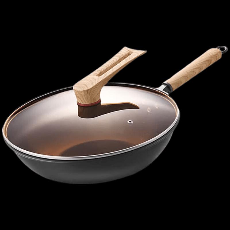 KOBACH Coating-Free Fine Iron Wok 32cm