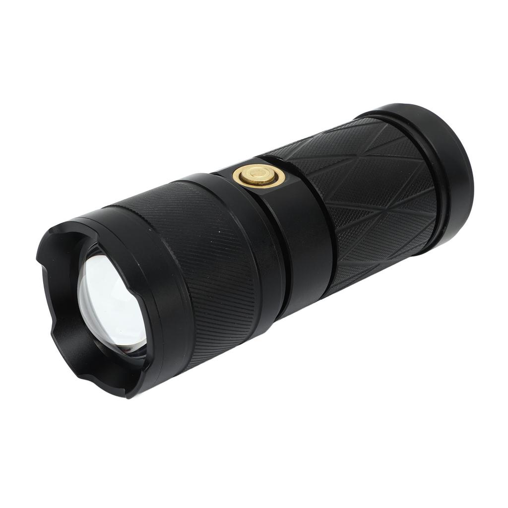 Mini LED Flashlight Portable USB Rechargeable Telescopic Zoom High Brightness LED Torch for Outdoor