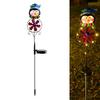 Christmas Ornament Outdoor Party Decoration Glowing Solar Light Waterproof for Garden