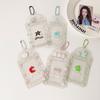 Star Strawberry ID Photo Photocard Frame Keychain Pendant Card Protective Case  School Stationery