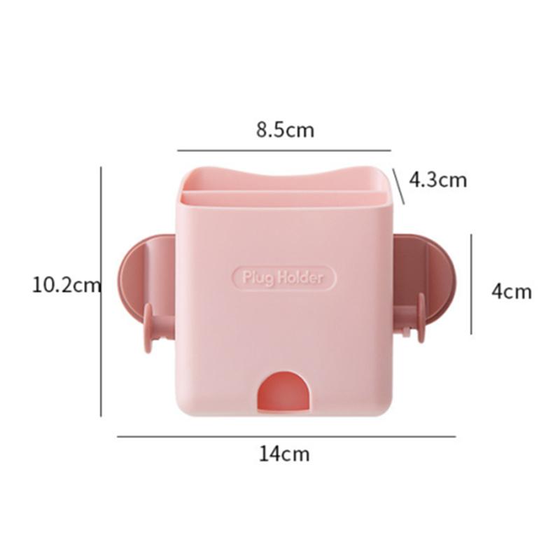 Punch-Free Wandhalterung für Mobiltelefone, Fernbedienungs-Organizer, Aufbewahrungsbox, Wandhalterung zum Aufladen des Telefons, Multifunktionshalterung