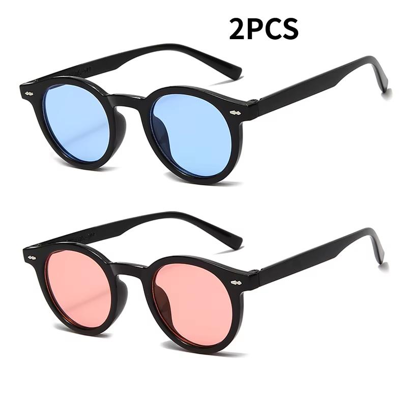 1pc New Luxury Vintage Sunglasses Unisex UV400 Protection Trendy Design Men Women Driver Shades