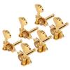 Guitar Tuning Key 3 Left 3 Right 1:18 Gear Ratio Stable Durable Easy Install Musical Instrument PartsGold