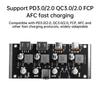 4-way PD65W Fast Charging Module Type-C USB-A Interface Support PD3.0/2.0 QC3.0/2.0 FCP AFC DC5.5*2.5/DC5.5*5.1 Input