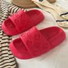 Fashion Sandals Open Toe Soft Woman Slippers House Shoes for Women Green Slides Rubber Bathroom Home Thick Outside Shoe Pvc Easy Wears B