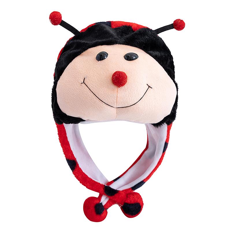 

Новый стиль Унисекс Декоративная Смешная 3D Шляпа в стиле различных животных Озорная парная кепка для мужчин и женщин Плюшевая Зимняя Милая Семейная шляпа 54cm-58cm