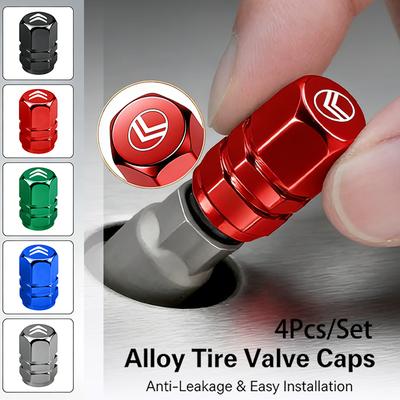 4Pcs 3D Metal Car Tire Valve Caps Wheel Dust Cover For C1 DS3 C2 C3 Vts C4 Saxo C4L C5 C6 C8 Xsara Picasso Berlingo