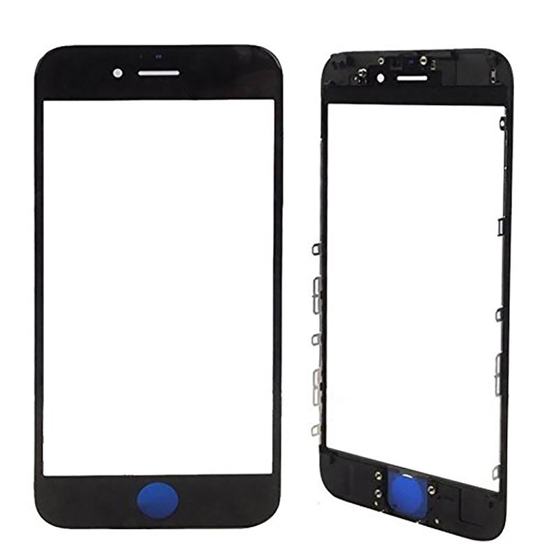 Pour iPhone 6 6Plus 6s 6sPlus 7G 7 Plus Remplacement Écran Extérieur Avant Verre Lentille Couverture LCD Avec Cadre