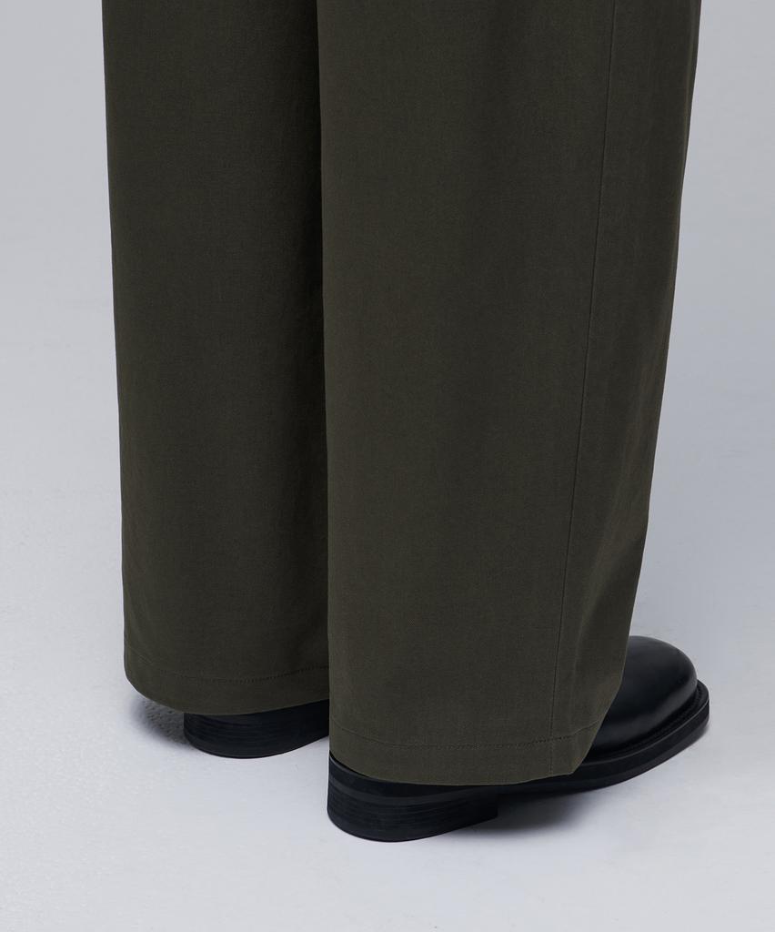 Musinsa Standard Curved Wide Chino Pants [Khaki]