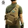 SCIONE Bolsa de peito tática masculina de alta qualidade, acampamento militar, caminhada, caça, pacote esportivo ao ar livre