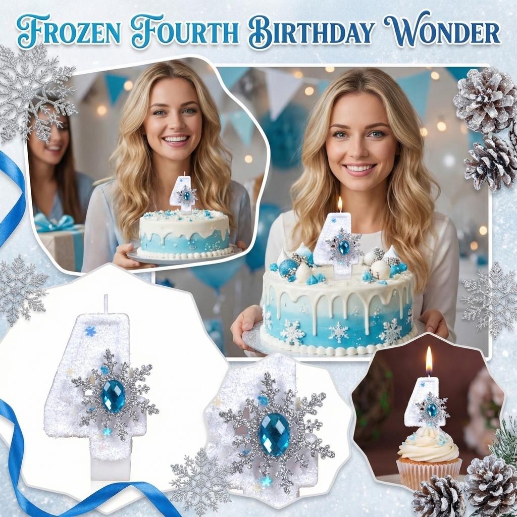 Fashion Cartoon Creative Birthday Candles Party Digital Candles