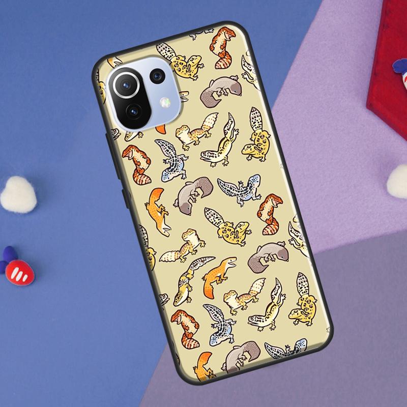 Lizards Geckos Cover For Xiaomi 14 13 Ultra 11T 12T 13T 14T Pro POCO X7 Pro X3 X5 F3 F5 F6 M6 X6 Pro Case