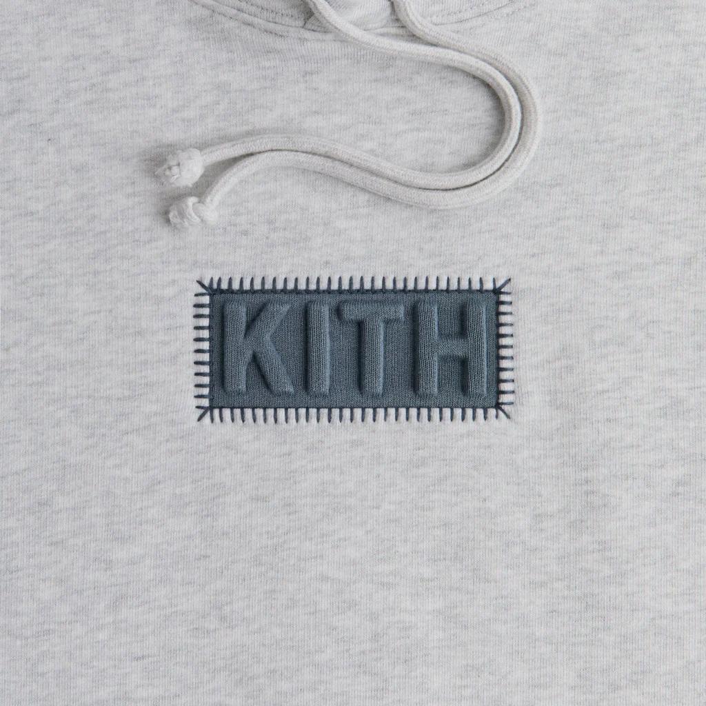 Kith Classic Logo Williams III Hoodie Elevation Unisex Tops Grey KHM032551-002