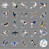 50 Swallow Graffiti Stickers Personalized Cartoon Bird Creative Decorative Mobile Phone Case Water Cup Suitcase Stickers