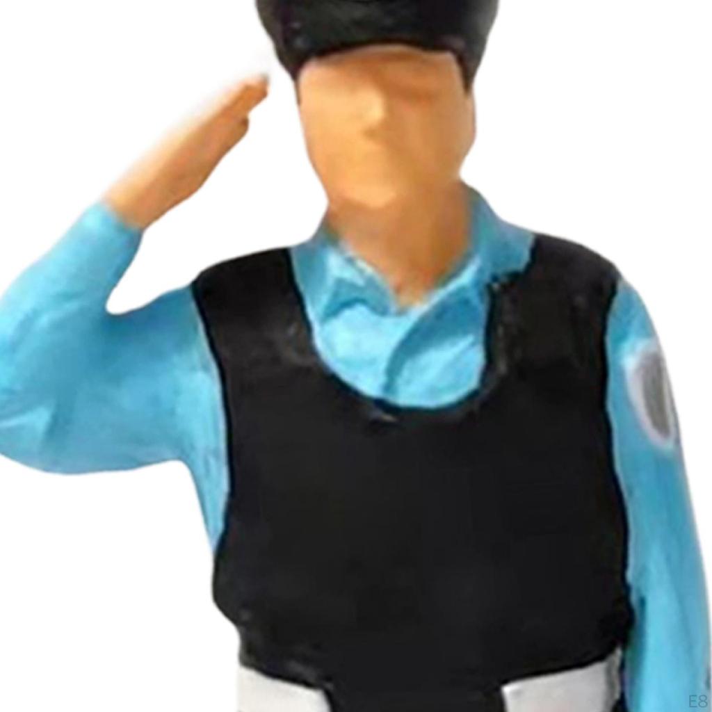 1/64 Accident Scale Doll Figures for Collectibles Ornament Micro Landscape Desktop Decor Railway