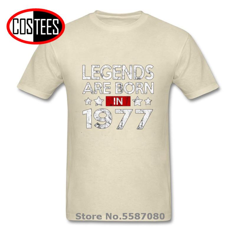 Stylish Distressed Vintage Legends Are Born In 1977 T Shirts Fathers Day Best Gift Retro 1977 Tshirt Dad 42nd Birthday Apparel