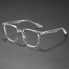 Trendy Square Black Eyeglasses for Men Women Fashion Clear Lens Glasses