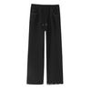 Korean High Waist Drawstring Sweatpants for Women - Casual Loose-Fit Streetwear Straight Trousers
