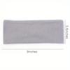 1Pcs Women Solid Color Elastic Hair Band Sport Head Band Gym Yoga Hair Strap Girls Running Washing Face Hairbands