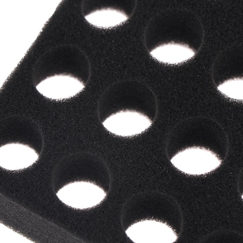 Essential Oil Storage Holder 30-Slot Foam Padded Shockproof Removable Bottom Divider for Travel Carrying