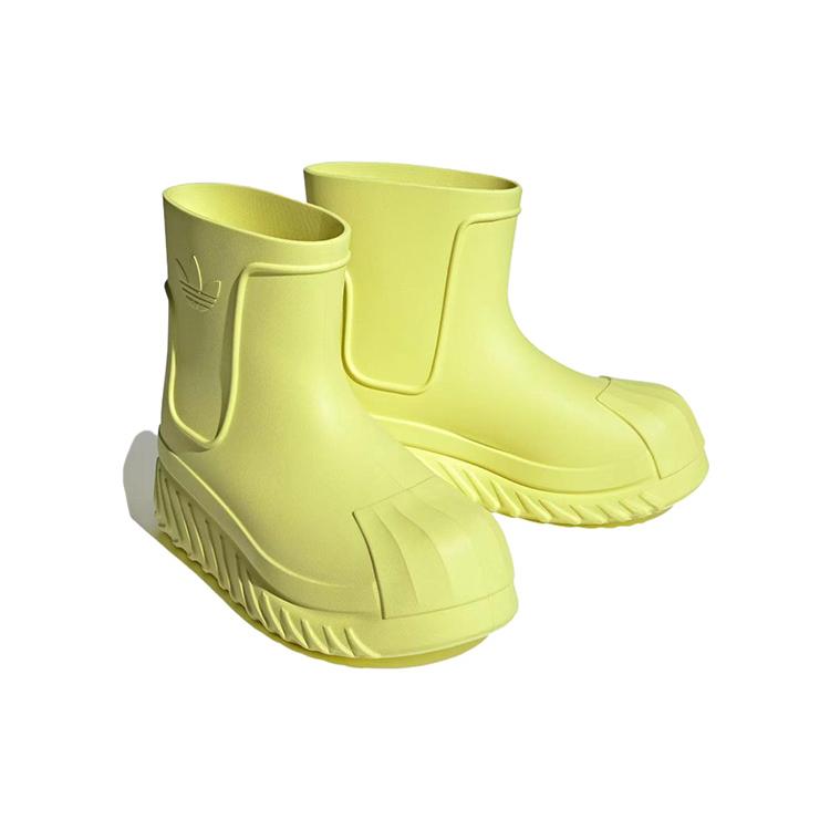 adidas Womens adiFOM Superstar Boot 'Pulse Yellow' (women's sizes) Pulse Yellow / Pulse Yellow / Core Black Ankle Boots IG2682